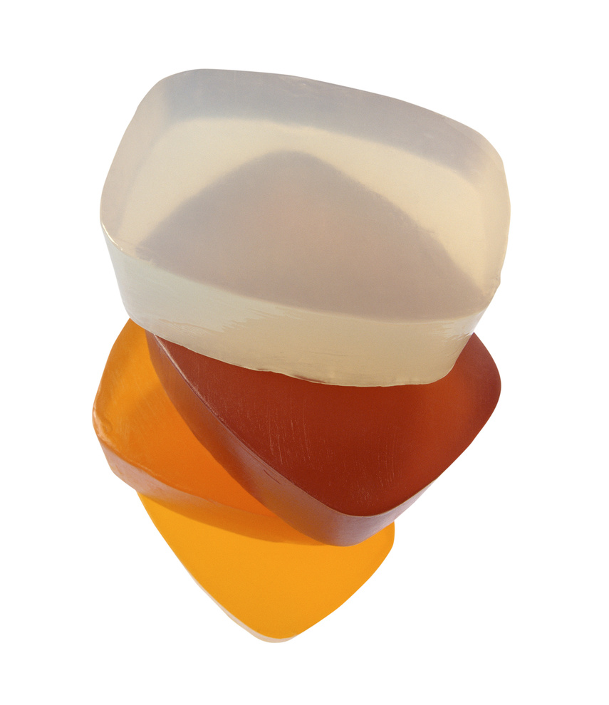 Glycerin soap bars, stacked